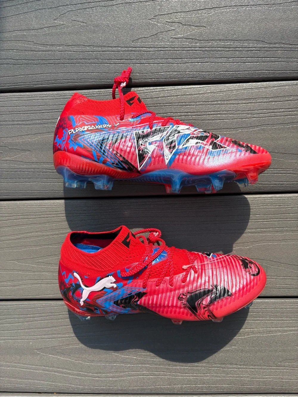Puma Youth Future 8 Ultimate Playmakers FG Soccer Cleats Size 4.5 Drawstring Bag